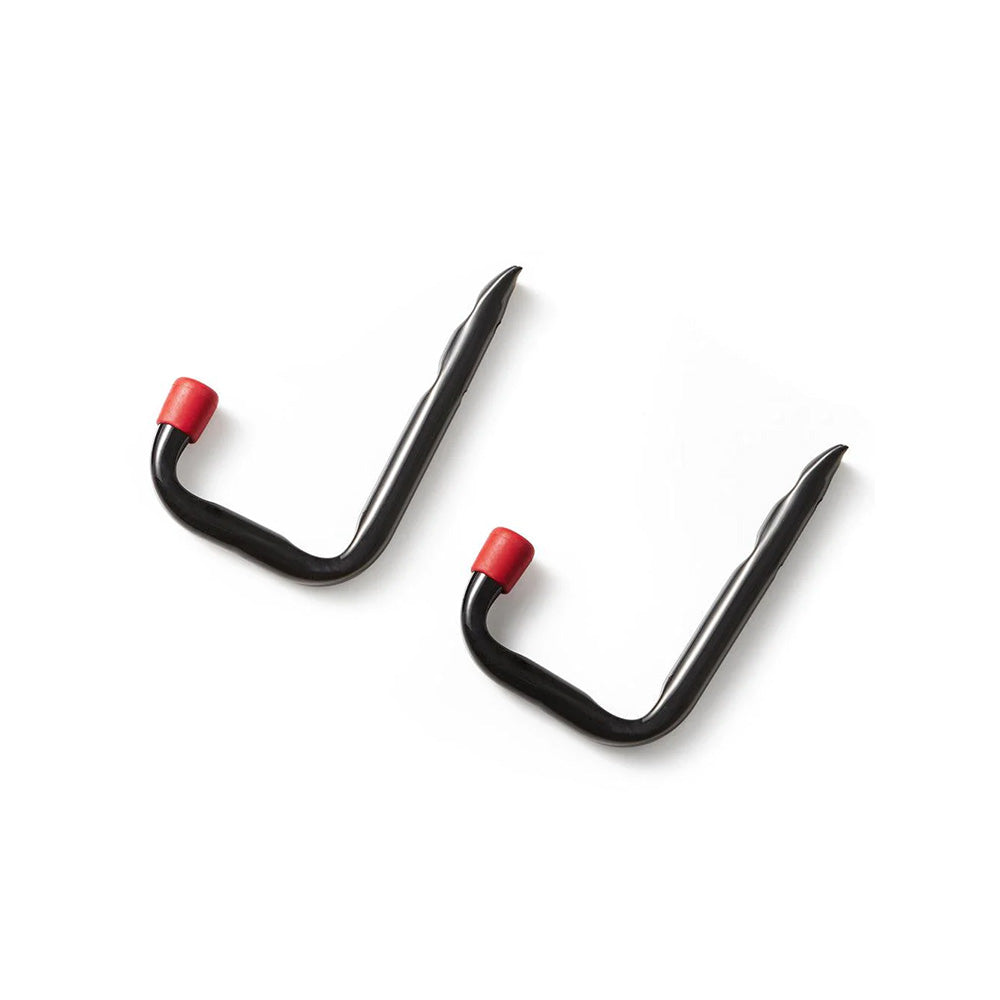 Black Steel Universal Hook 2PC