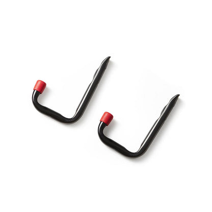 Black Steel Universal Hook 2PC