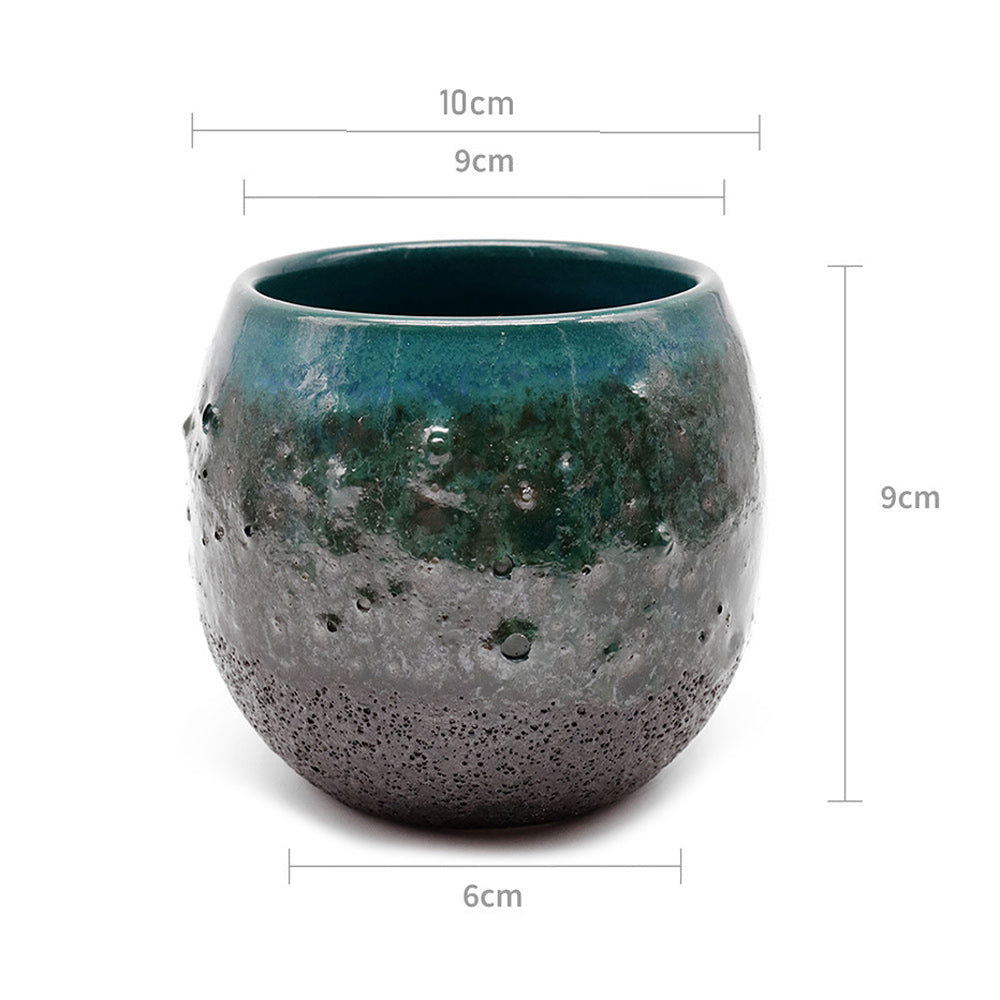 Old Stone Planter Blue 10x10x9CM