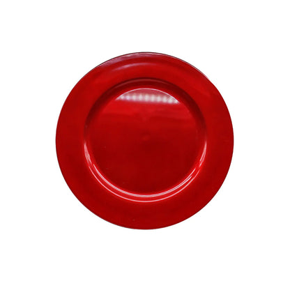 Charger Plate Red 33Cm