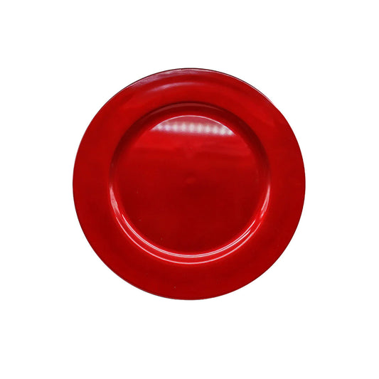 Charger Plate Red 33Cm