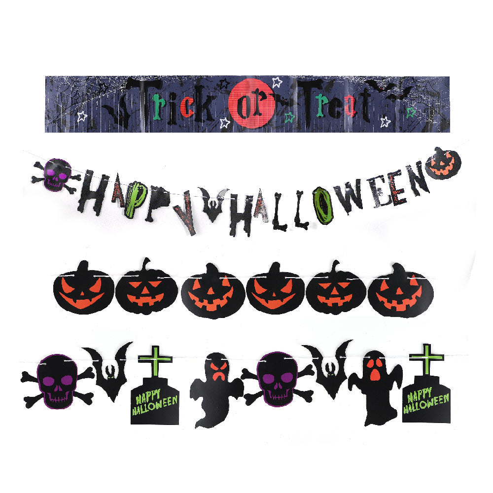 Spooky Banners 4PK
