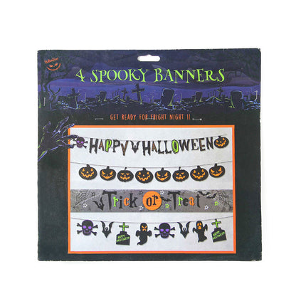 Spooky Banners 4PK