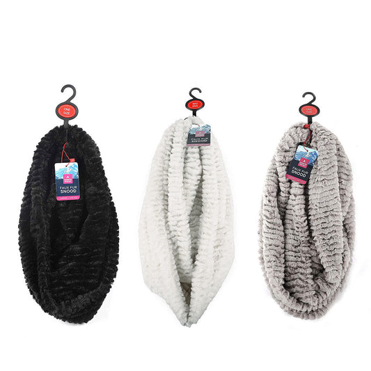 Ladies Faux Fur Snood