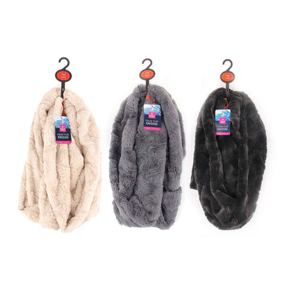 Ladies Faux Fur Snood Tex