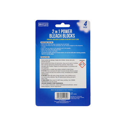 2 in 1 Toilet Bleach Blocks 4PK