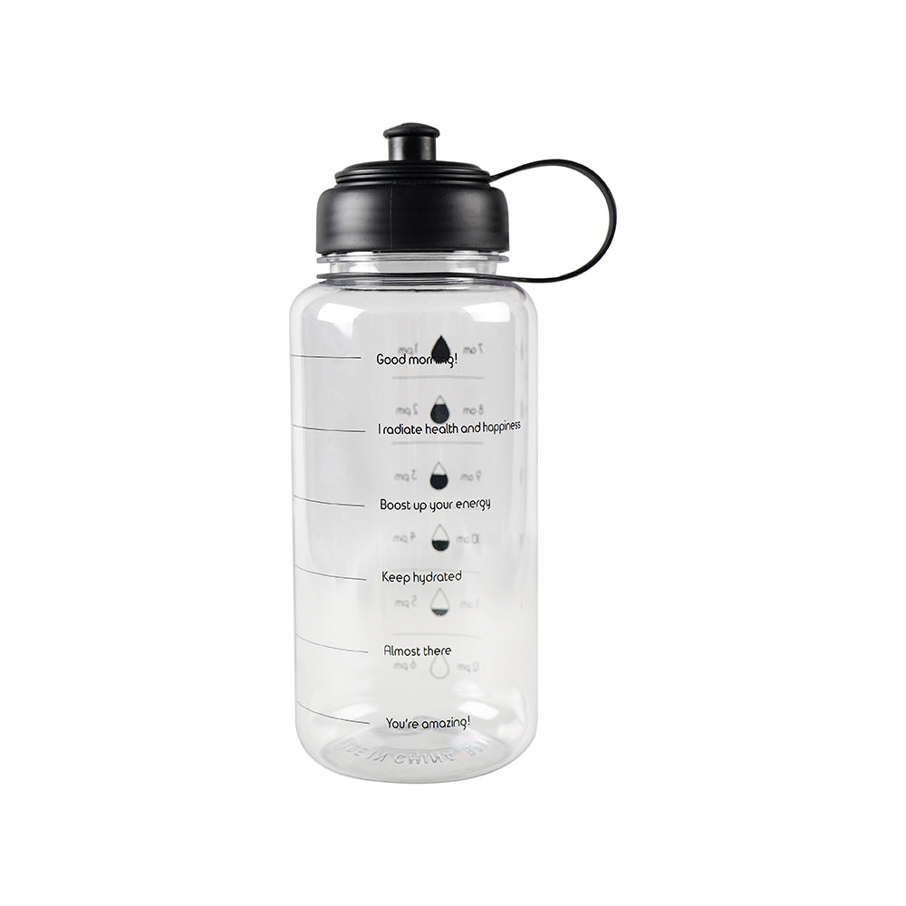 Drink Bottle With Time Marker 1L