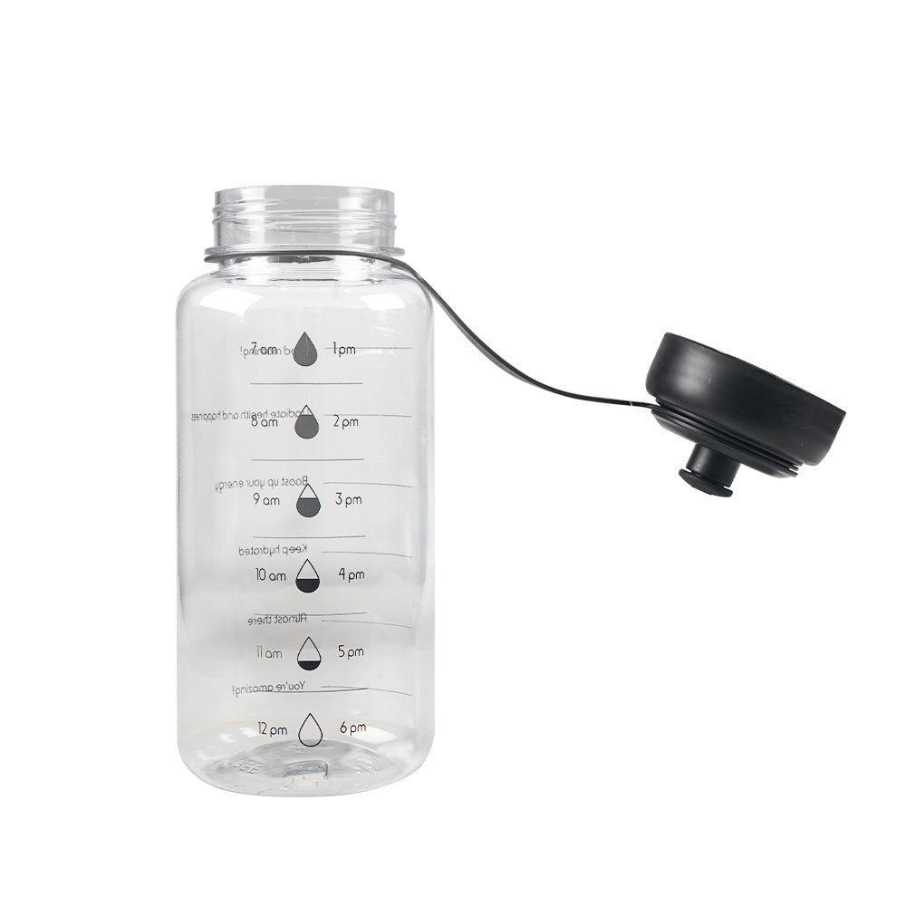 Drink Bottle With Time Marker 1L