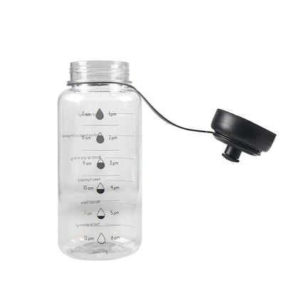 Drink Bottle With Time Marker 1L