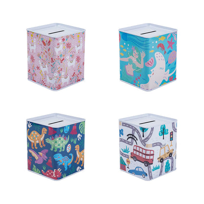 Square Money Tin