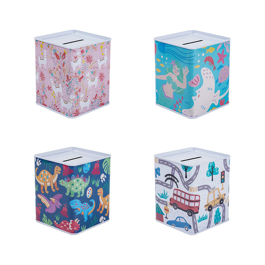 Square Money Tin