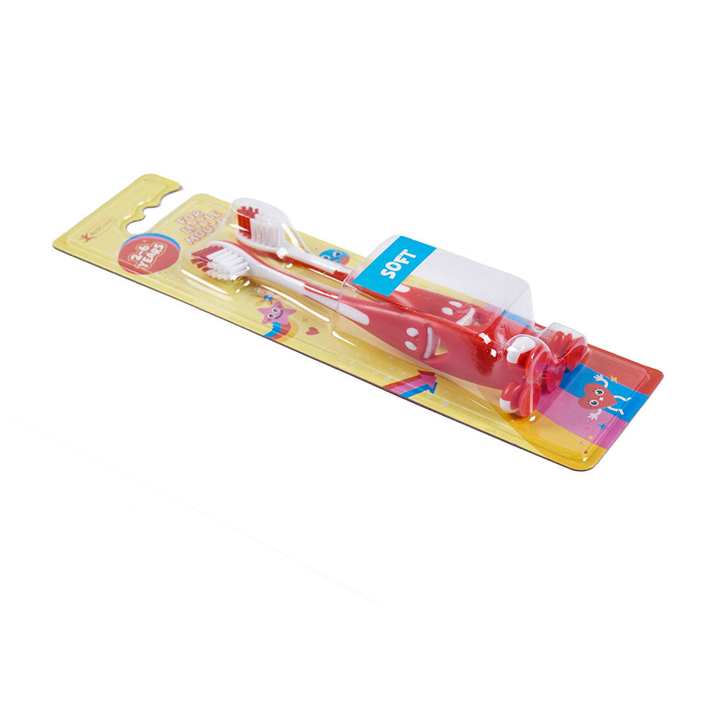 Kids Toothbrush Heart Pack Of 2