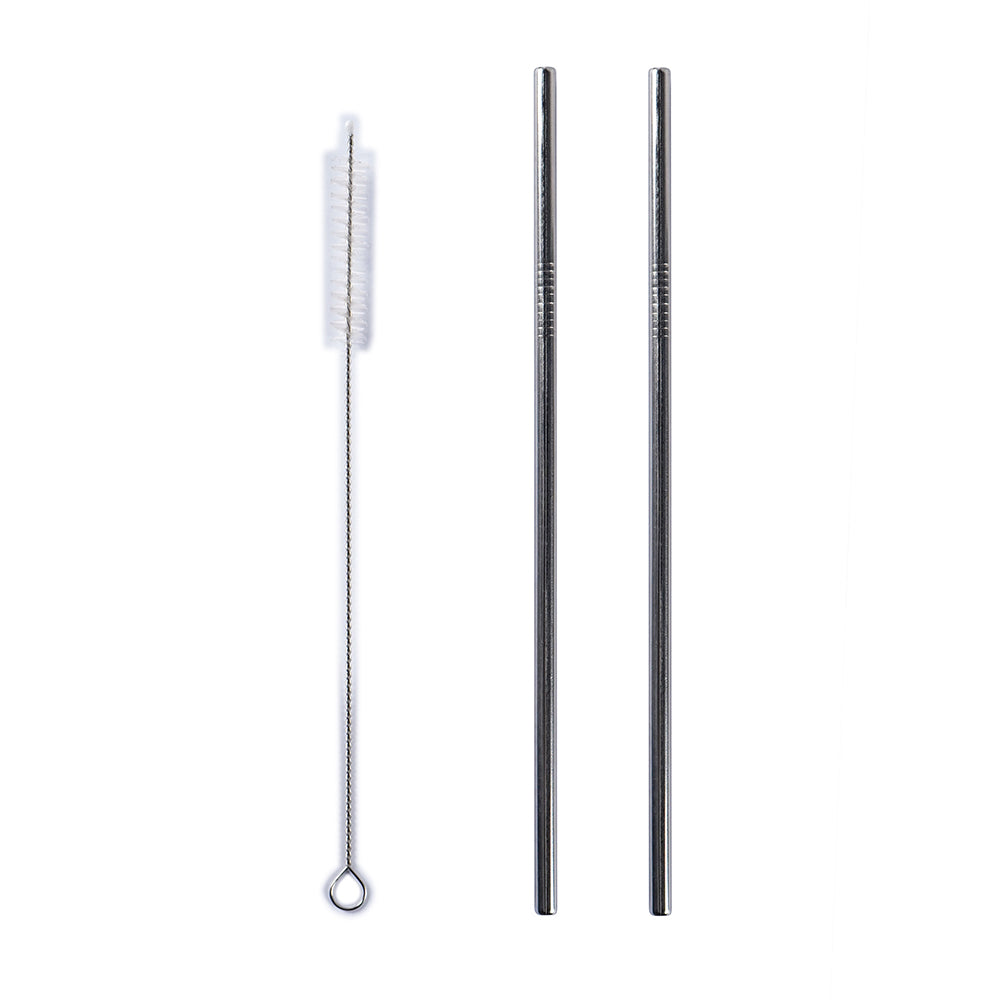 Reusable Stainless Steel Drinking Straw With Straw Brush