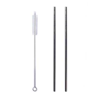 Reusable Stainless Steel Drinking Straw With Straw Brush