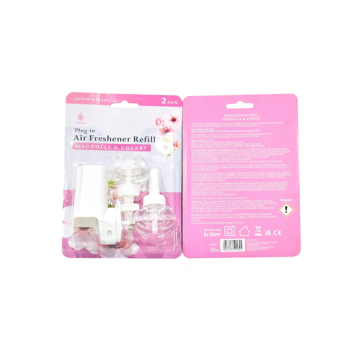 Plug-In Air Freshener Refill Magnolia & Cherry 2X20Ml