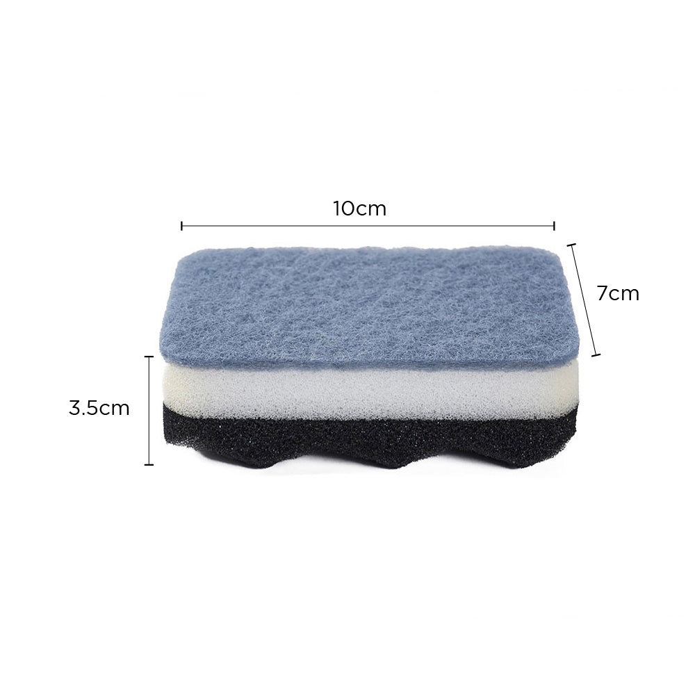Wavy Sponge Scourers Pack Of 3