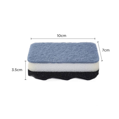 Wavy Sponge Scourers Pack Of 3