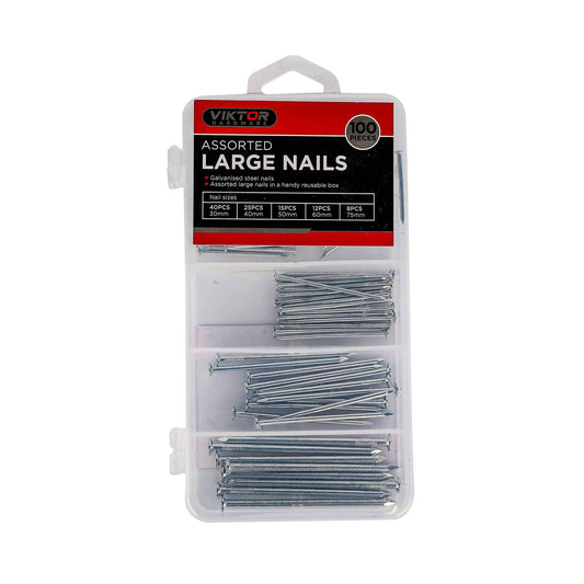 Large Nails 100 Assorted