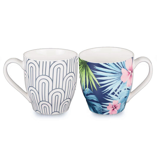 Hugga Mug (stripe&flower)