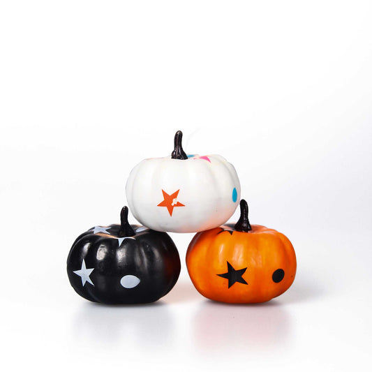 Mini Pumpkin Decorations 3Pc