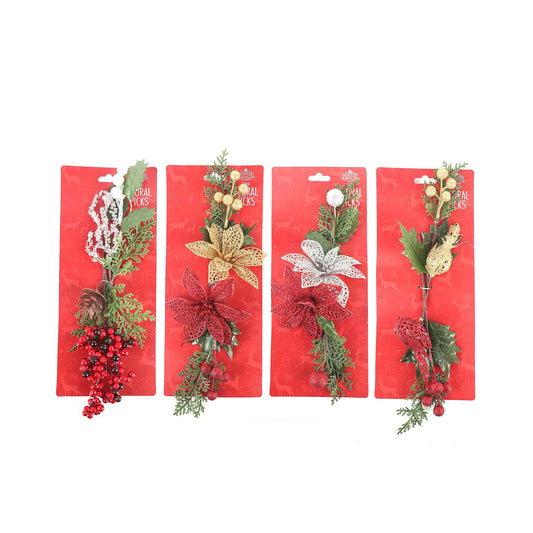 Twin Floral Picks