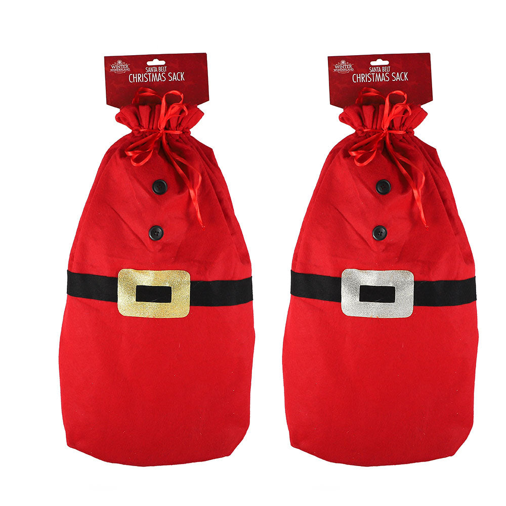 Santa Belt Christmas Sack