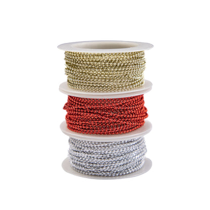 Metallic Cord 3 Rolls