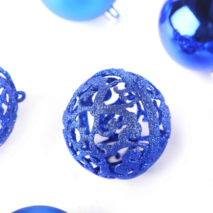 12 Piece Assorted Balls (6cm) -Royal Blue