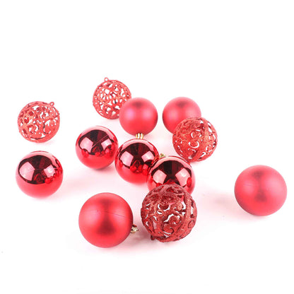 12 Piece Assorted Balls (6cm) -Red