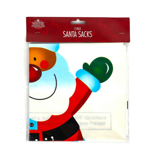 Santa Sacks 3PK