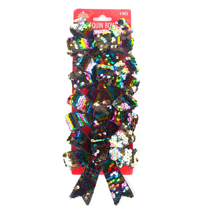 4 Sequin Bows