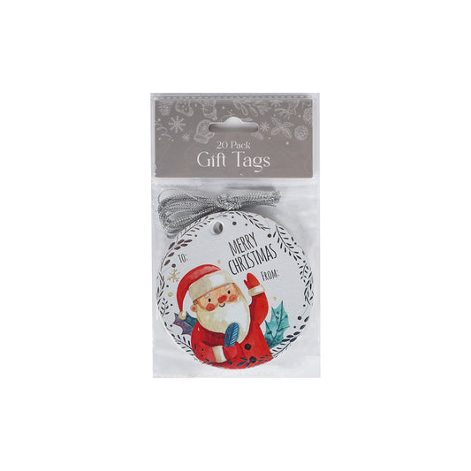 20Pk Foil Circle Tags - Kids