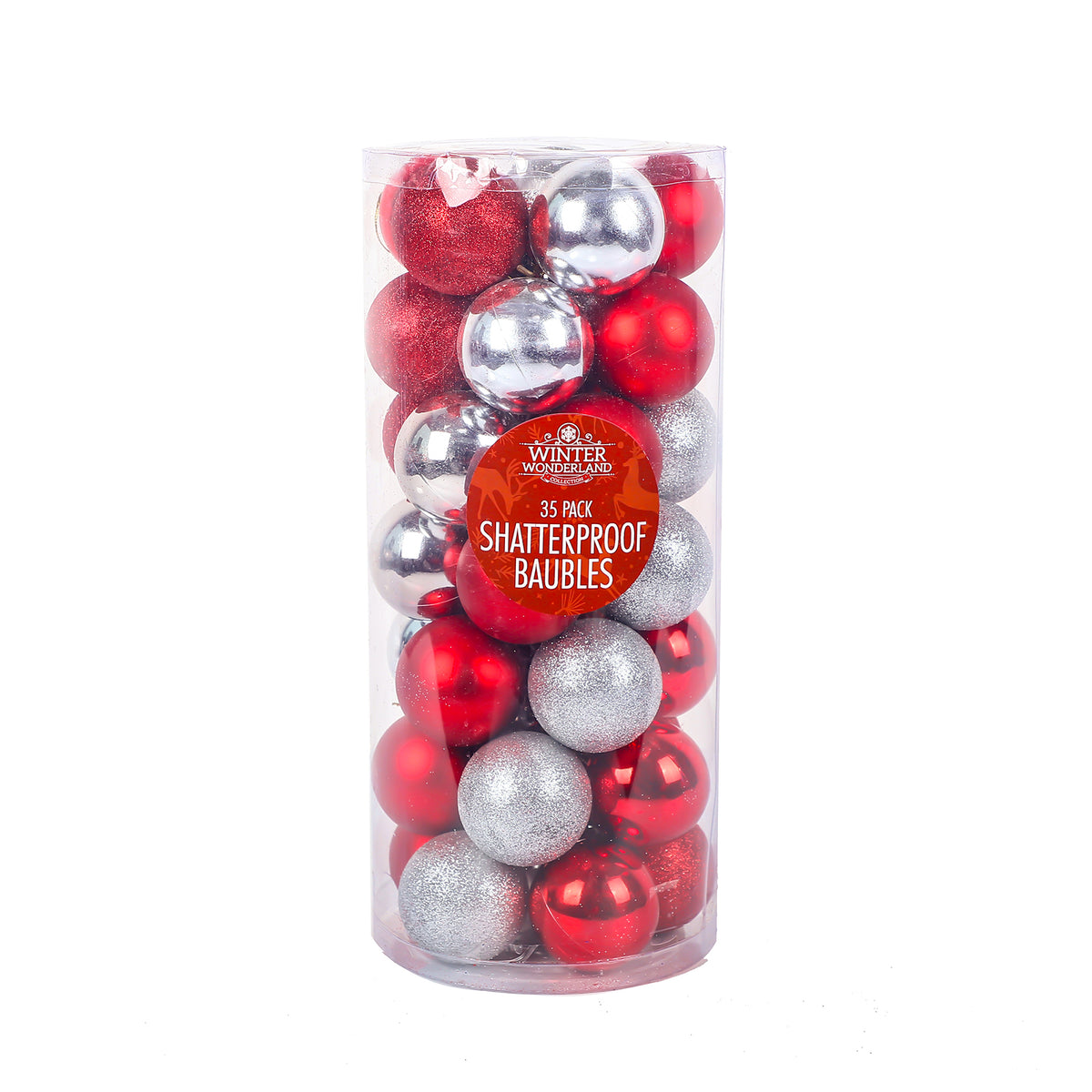 Baubles Red 35X55Mm