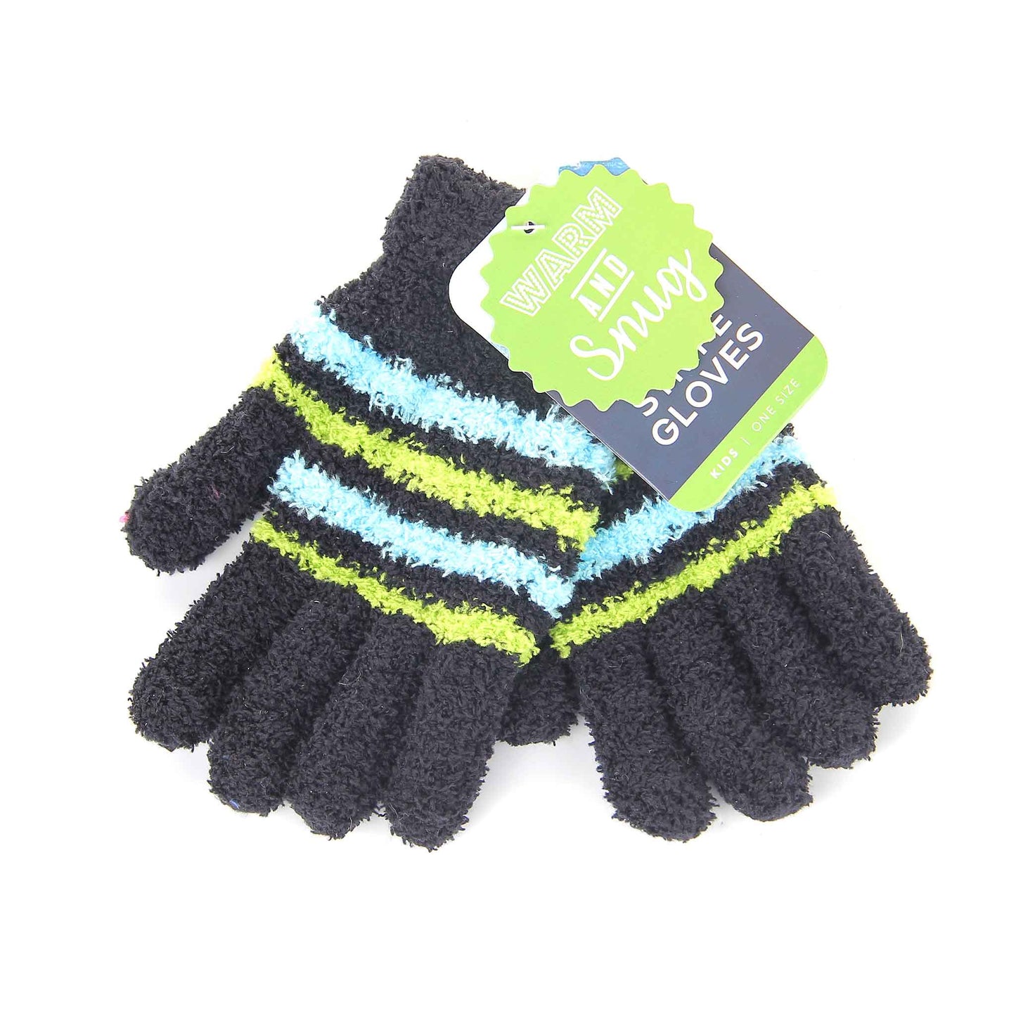 Kids Cosy Stripe Gloves