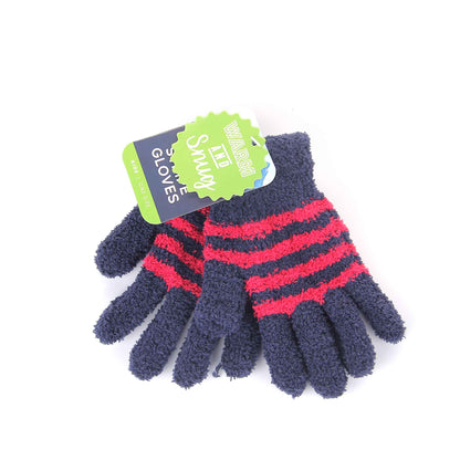 Kids Cosy Stripe Gloves