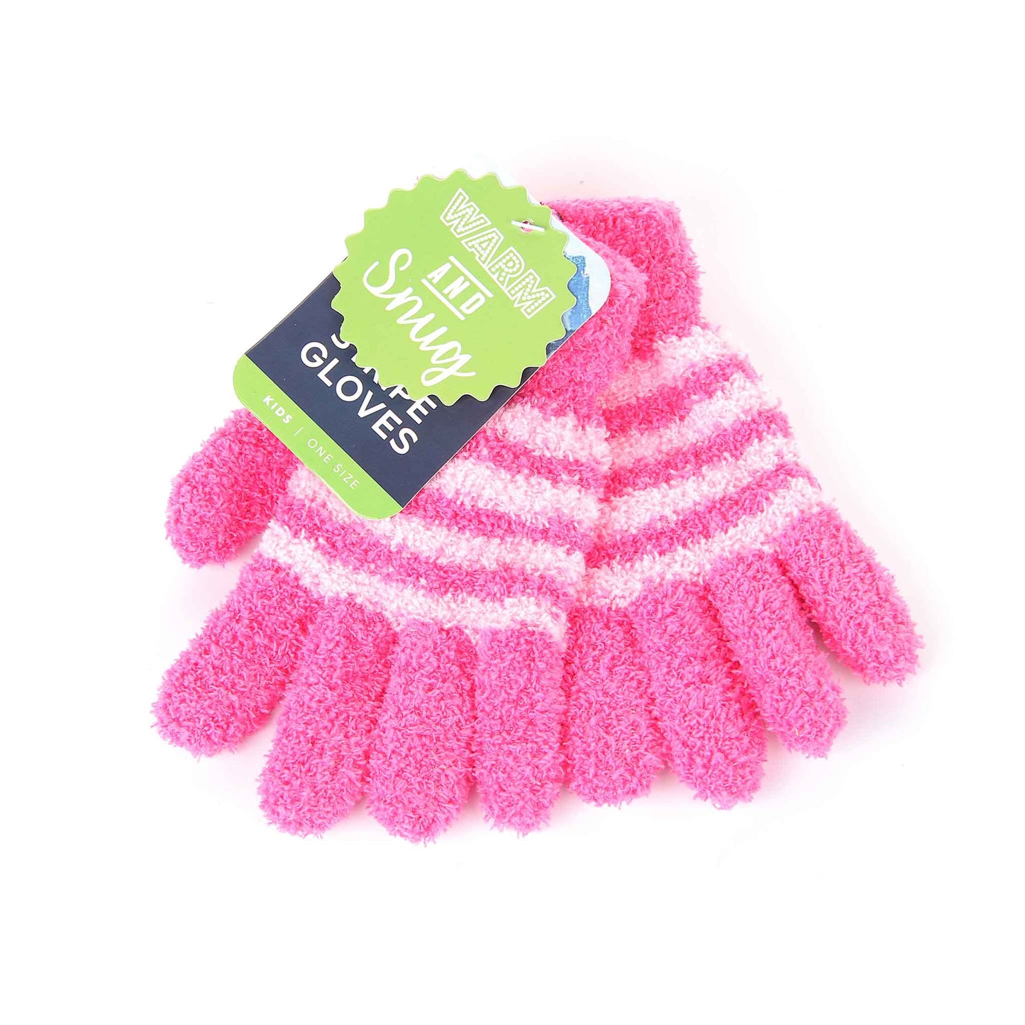 Kids Cosy Stripe Gloves