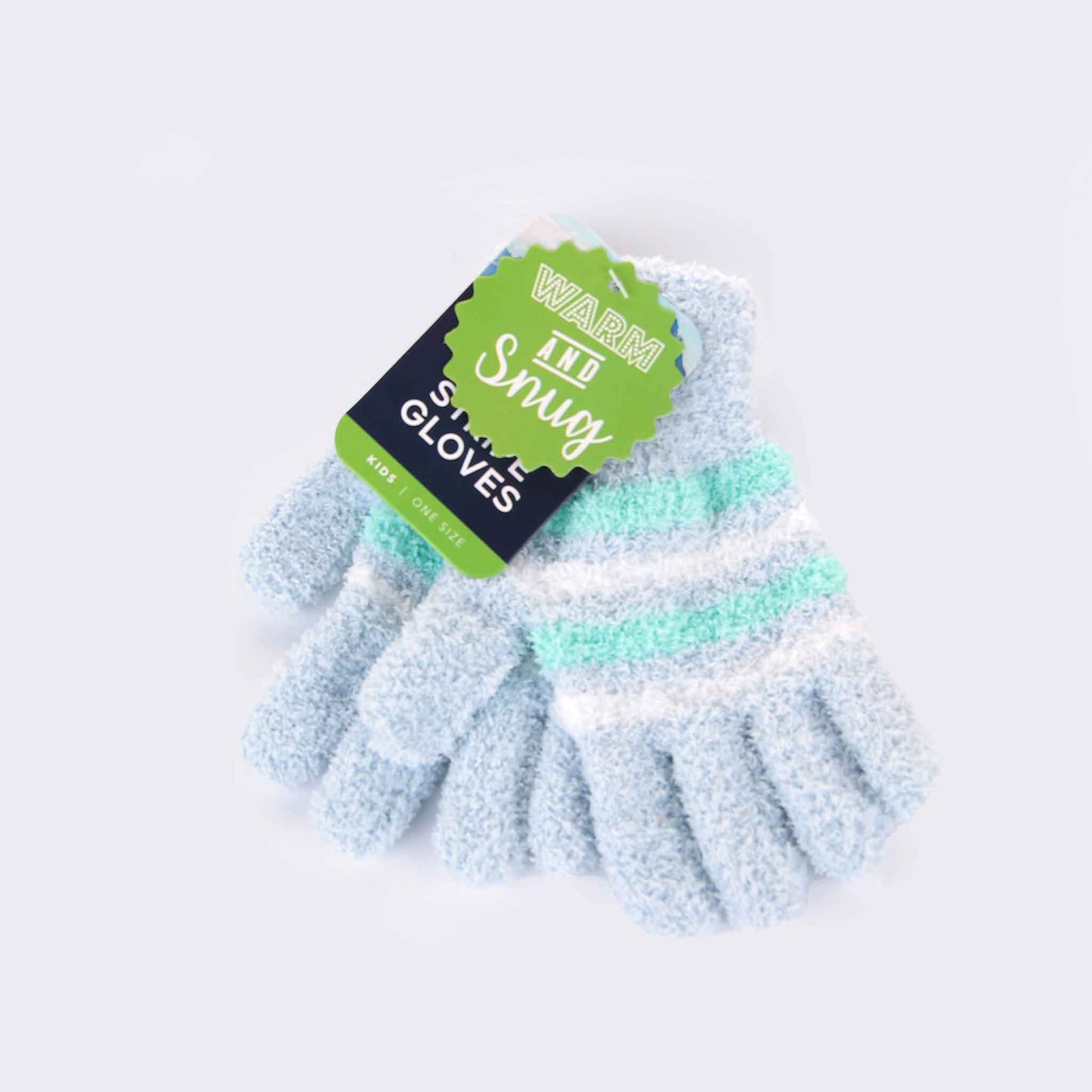 Kids Cosy Stripe Gloves