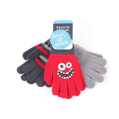 Boys 3Pk Magic Gloves