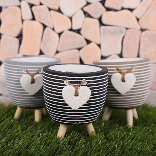 Josephine Striped Planter