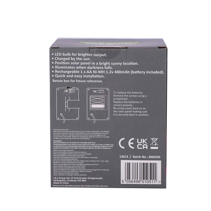 4 Stake Lights(400mah) Butterfly Daisy