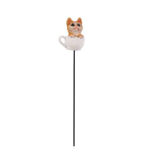 Garden Kitten Stake