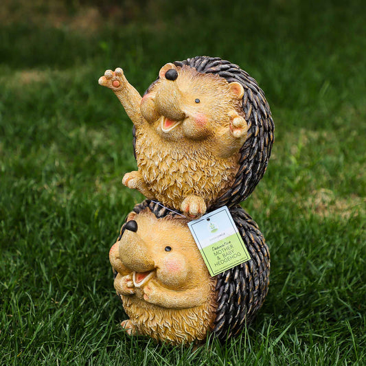 Mother & Baby Hedgehog Ornament