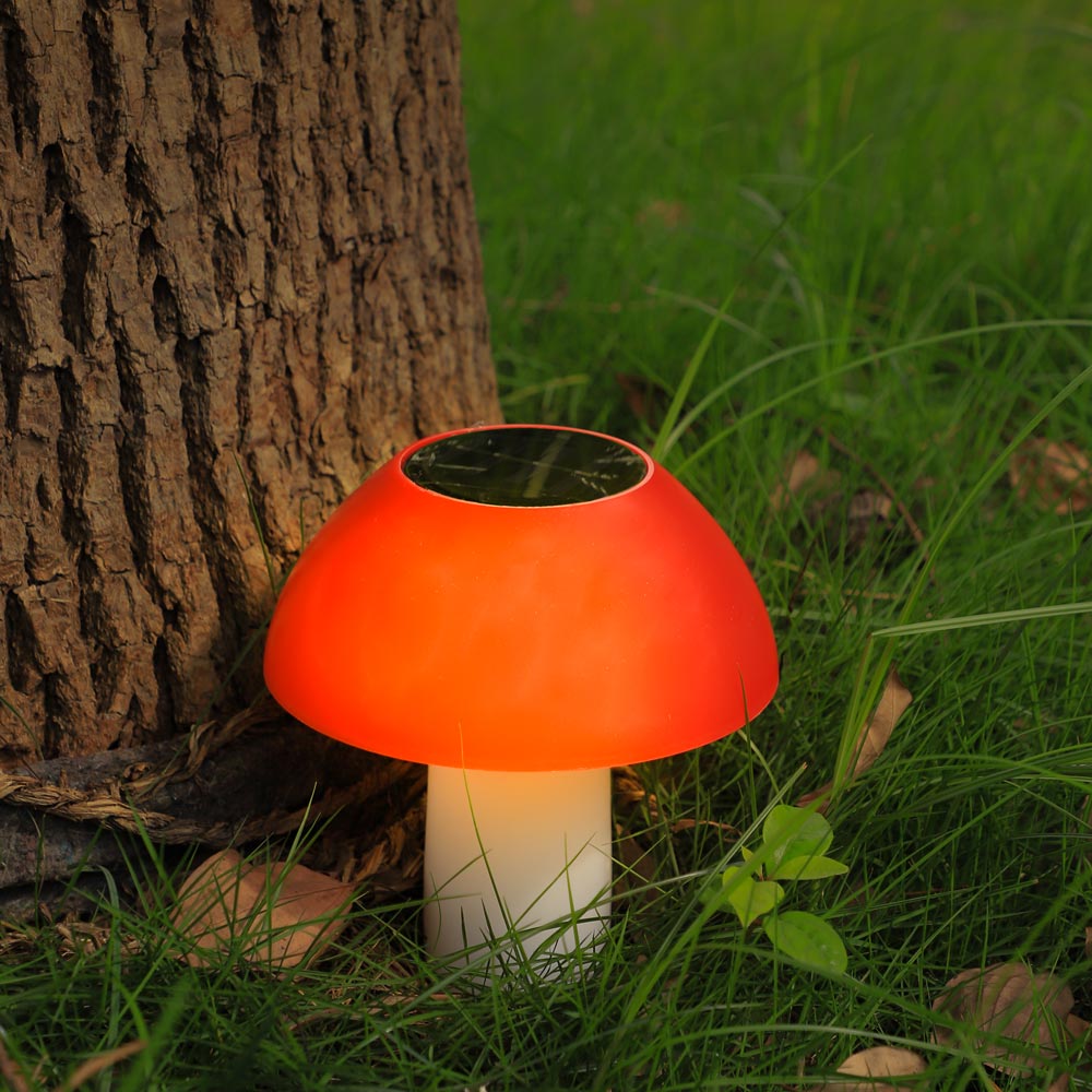 Solar Toadstool Stake Light