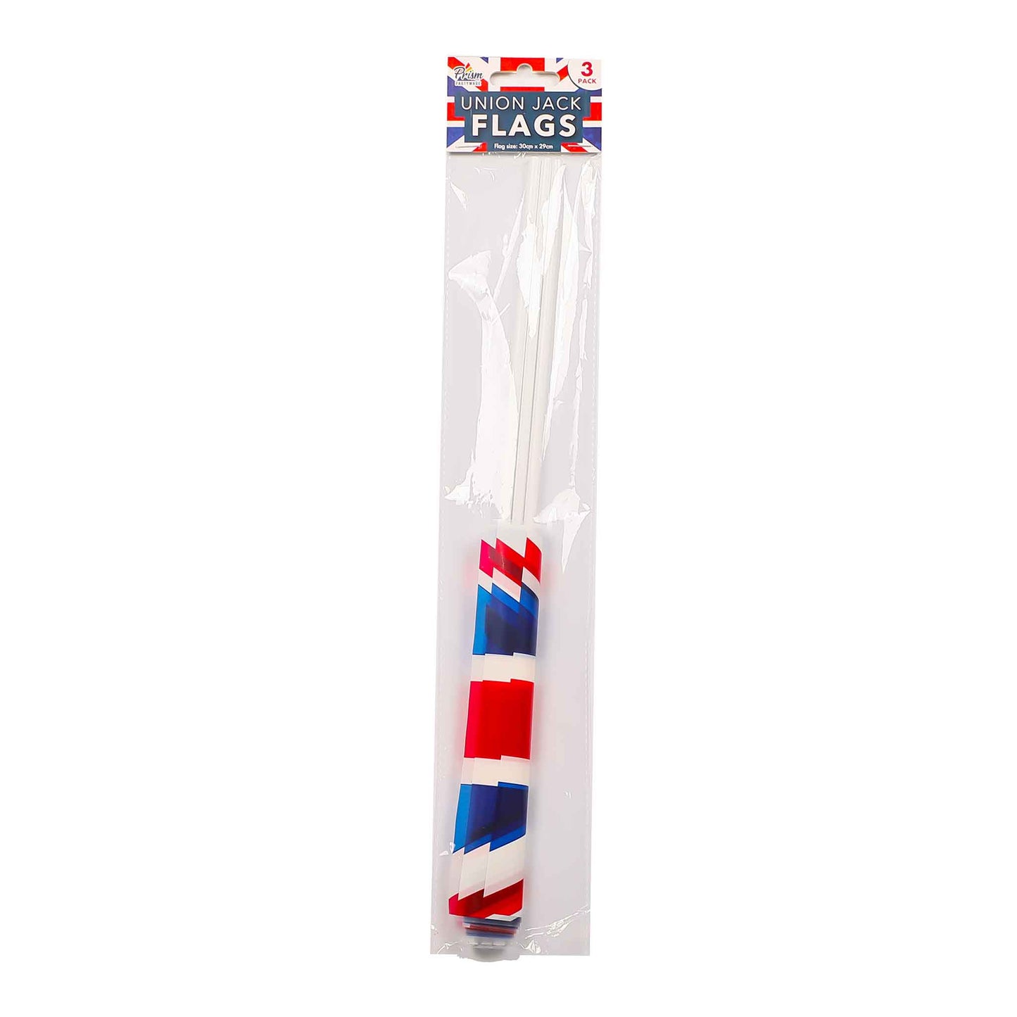 Union Jack Flags-Plastic 3 Piece