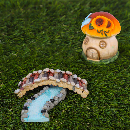 Fairy Stream & Bridge Garden Ornament