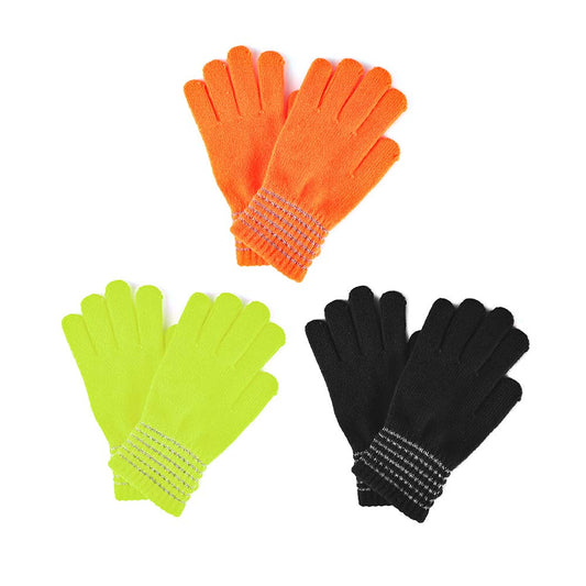 Mens Comfy Reflective Gloves