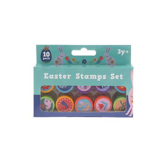 Easter Stamps Set 10Pk Green Pack
