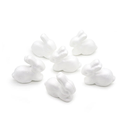 Easter Bunny Shape Foam Pack Of 6