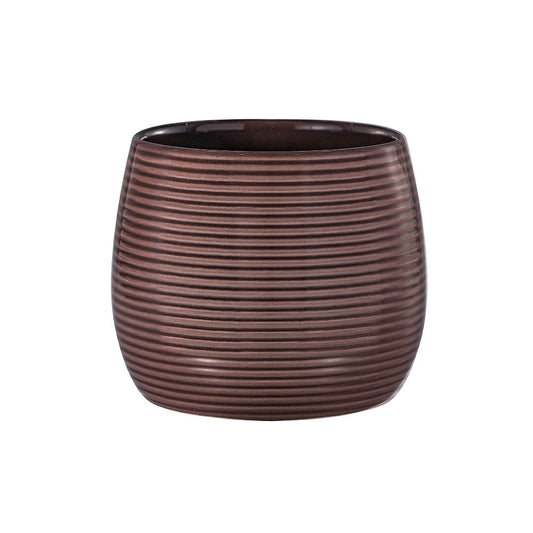 Ribbed Planter 12x12x10CM