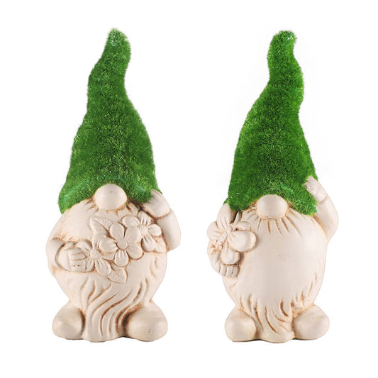 Flocked Gnome Ornament